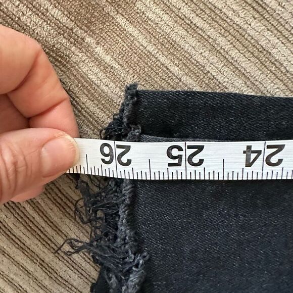 Zara trafaluc distressed black jeans 8 - Picture 8 of 8